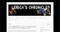 Desktop Screenshot of ericaschronicles.com