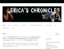 Tablet Screenshot of ericaschronicles.com